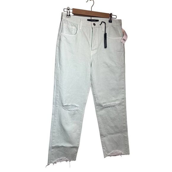 J. Brand Spearmint Destruct Wayne Crop Jeans NWT Sz. 28 - Picture 4 of 11